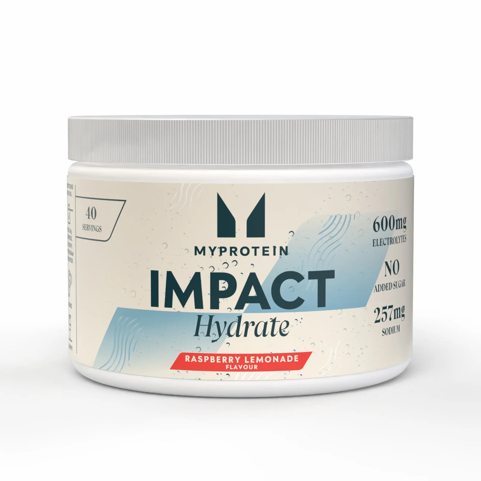 Impact Hydrate - 40servings - Nieuw-Framboos Lemonade Afbeelding 1