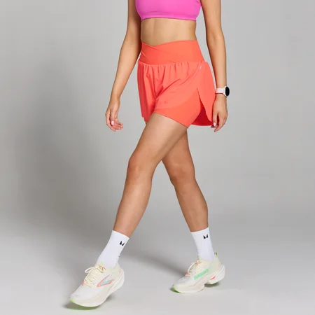 MP Velocity geplooide hardloopshort voor dames - Amber