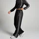 MP joggingbroek met rechte pijpen van tricotstof voor dames - Zwart / Wit