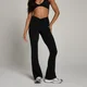 MP Tempo legging met geplooide voorzijde en uitlopende pijpen voor dames - Zwart