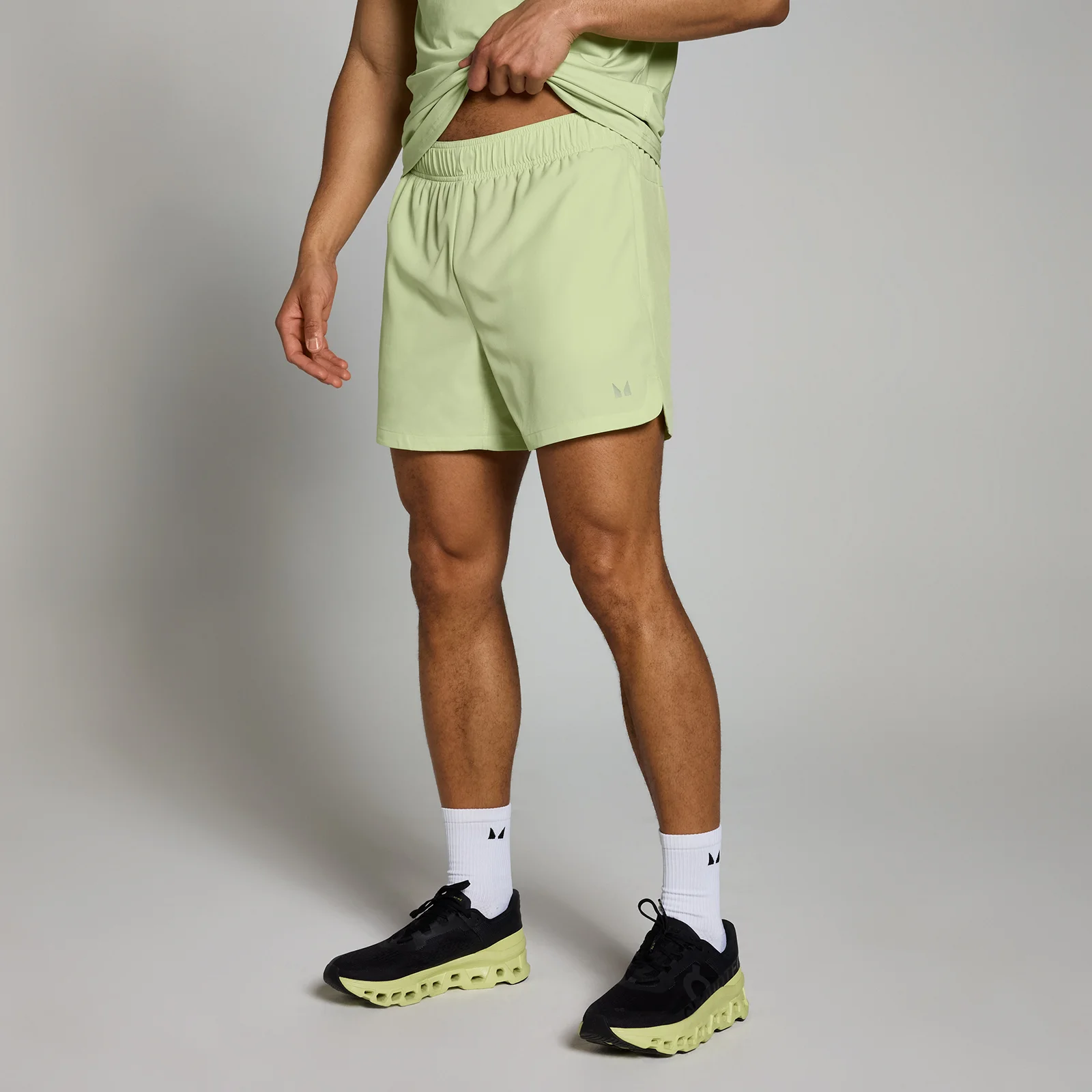 MP geweven trainingsshort met binnenbeenlengte van 12,7 cm voor heren - Matchagroen - XXL Afbeelding 1
