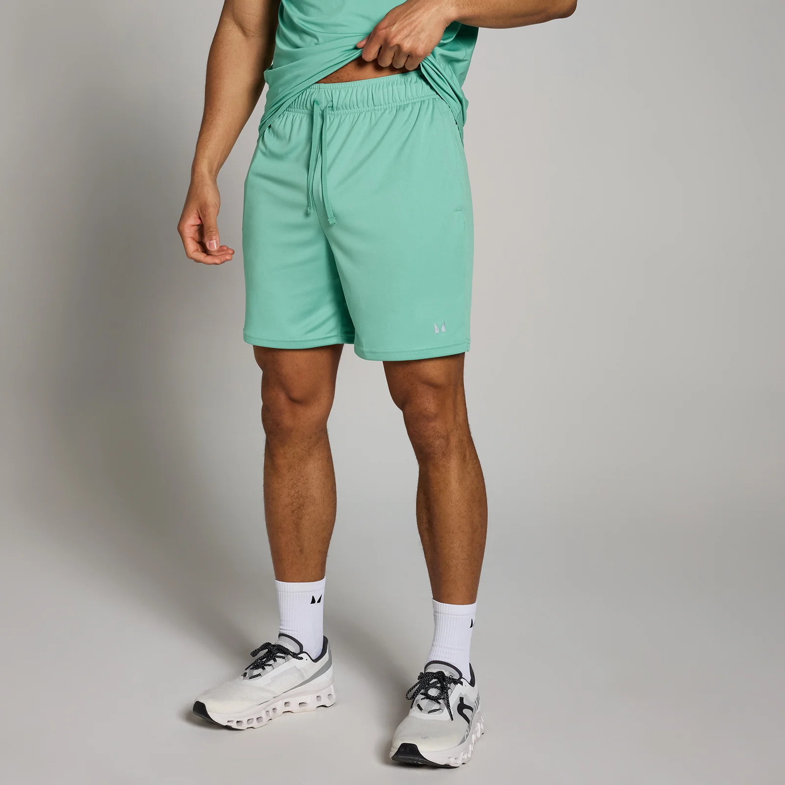 MP lichtgewicht 7" trainingsshort voor heren - Acquablauw - XS Afbeelding 1
