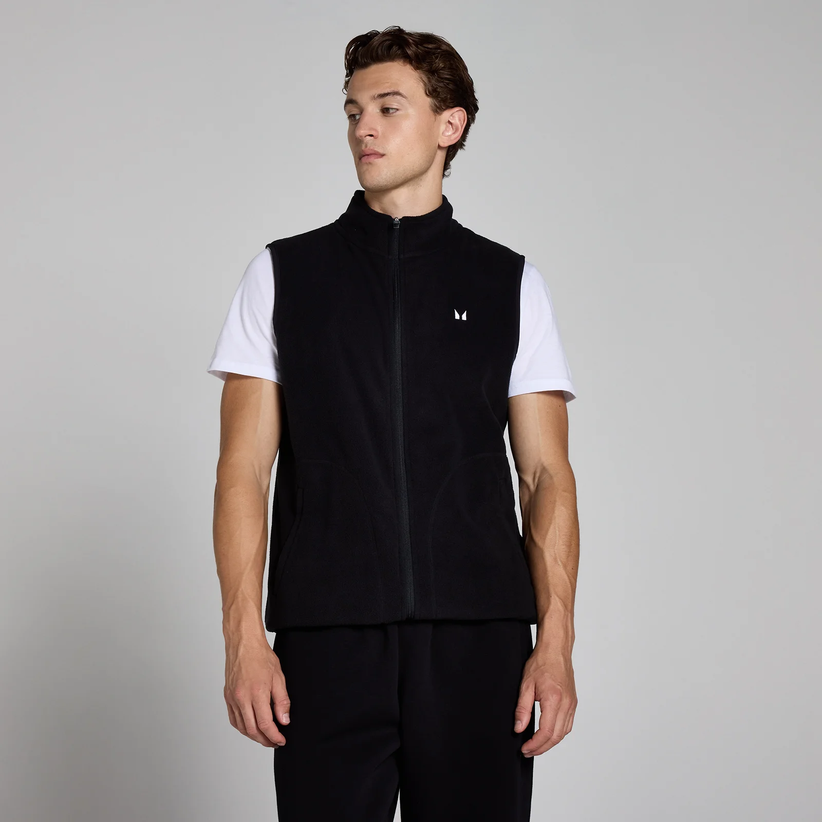 MP gilet van fleecestof voor heren - Zwart - XS Afbeelding 1