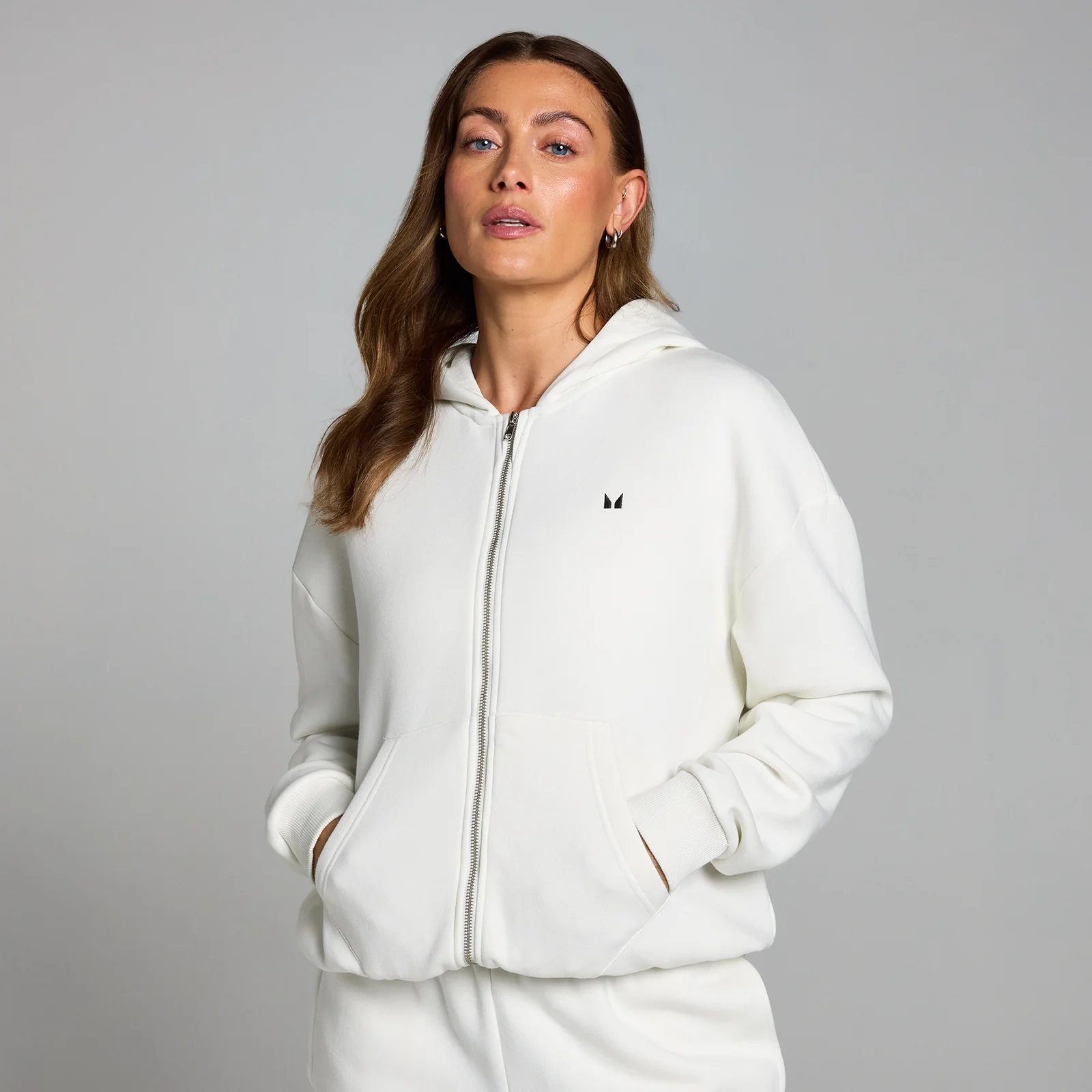 MP Basics hoodie met rits - Wolkenblauw - XS Afbeelding 1