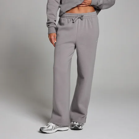 MP Basics joggingbroek met rechte pijpen - Paddenstoelenbruin