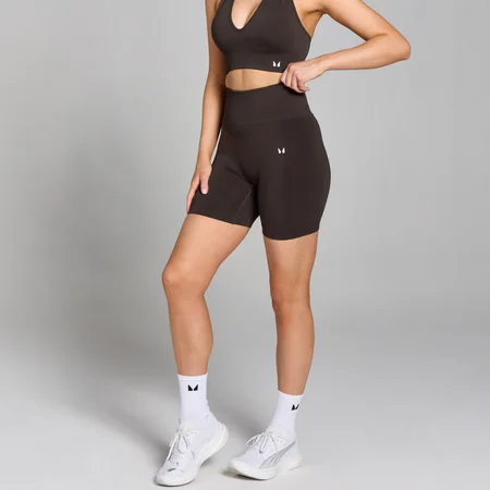 MP Tempo naadloze scrunchshort voor dames - Chocoladebruin