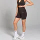 MP Tempo naadloze scrunchshort voor dames - Chocoladebruin