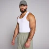 MP Men's Lift Ribbed Muscle Fit Tank - White