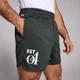 MP short van mesh voor heren - Verwassen zwart