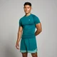 MP Tempo naadloos shirt met opdruk van pilaar voor heren - Aquatisch blauwgroen
