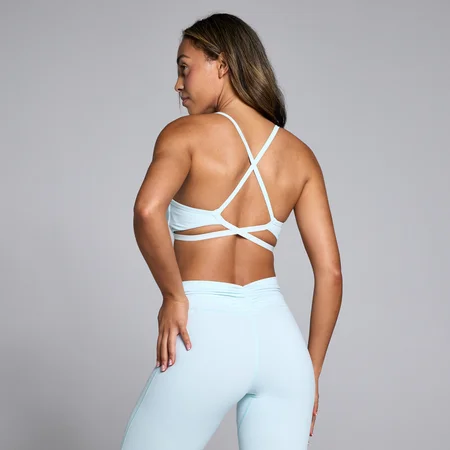 MP Tempo sportbeha met rugbandjes - Babyblauw