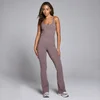 MP Tempo alles-in-één jumpsuit met uitlopende broekspijpen voor dames - Mokka