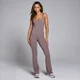 MP Tempo alles-in-één jumpsuit met uitlopende broekspijpen voor dames - Mokka