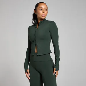 MP Tempo gecropt jack voor dames - Donkersmaragdgroen - Size S