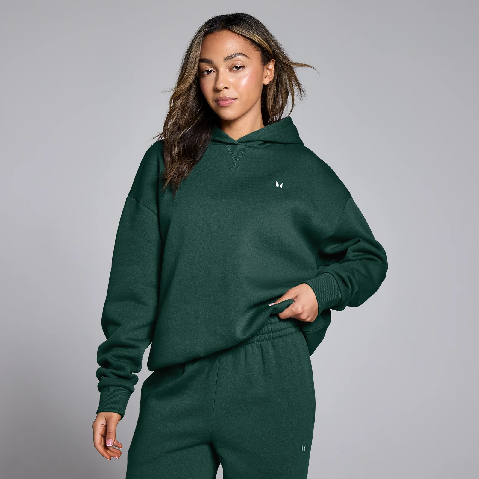 MP Basics oversized hoodie voor dames - Smaragdgroen - XS Afbeelding 1