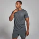 MP Active gerasterd trainingsshirt voor heren - Donkergrijs