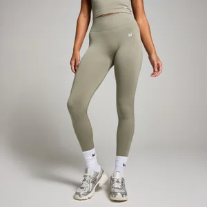 MP geplooide onzichtbare naadloze legging voor dames - Donkersaliegroen - Size XL