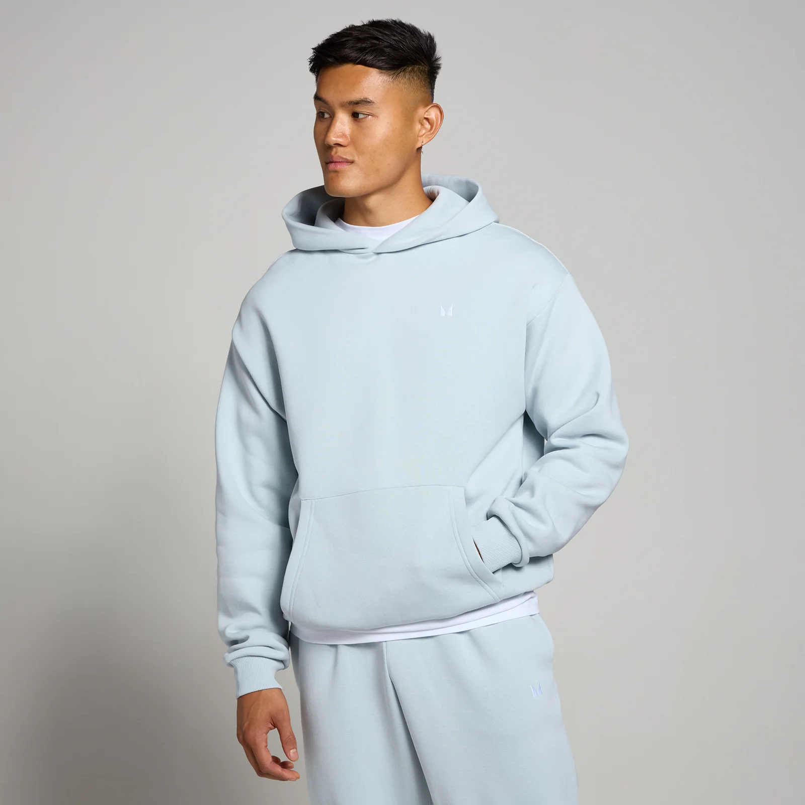 MP Rest Day oversized hoodie voor heren - Lichtblauw - XXL Afbeelding 1