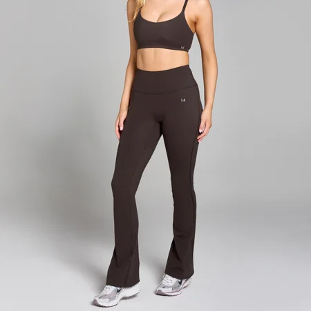 MP Tempo legging met uitlopende pijpen voor dames - Cacaobruin