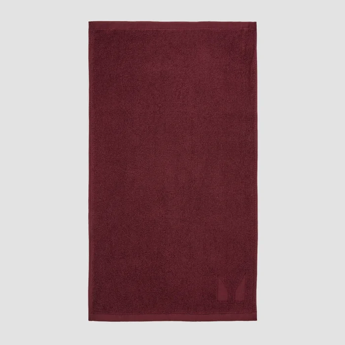 MP handdoek - Donkerbessenrood