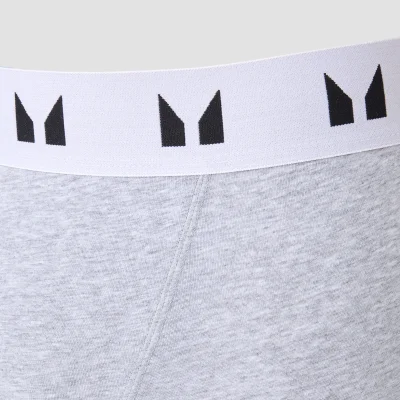MP boxershorts voor heren (verpakking met drie stuks) - Zwart / Wit / Grijs - XS Afbeelding 6