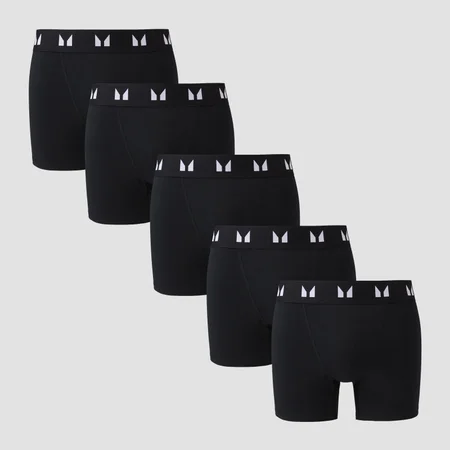 MP boxershorts voor heren (5 stuks) - Zwart
