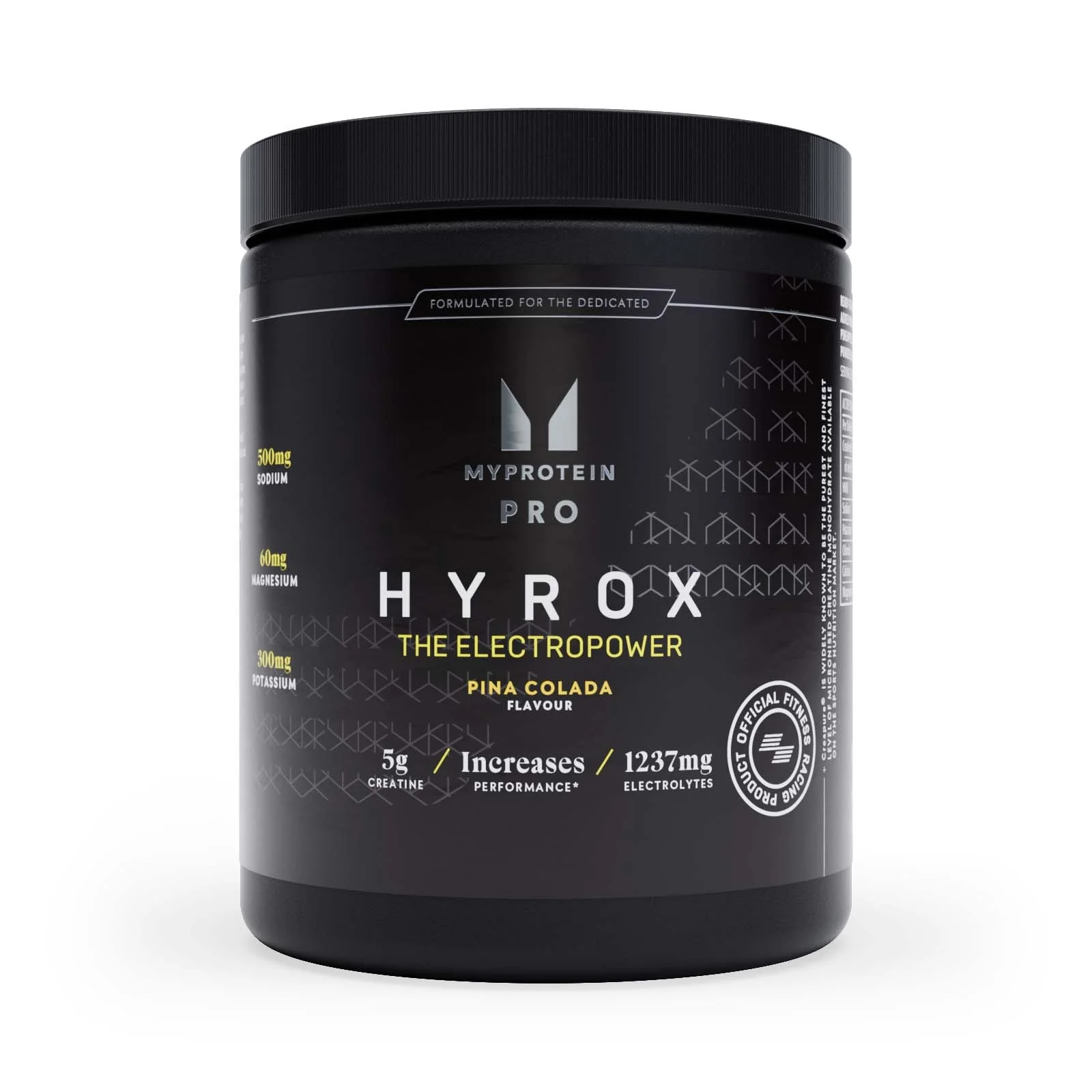 THE Electropower | Creatine & Elektrolyten - 510g - 30servings - Pina Colada Afbeelding 1