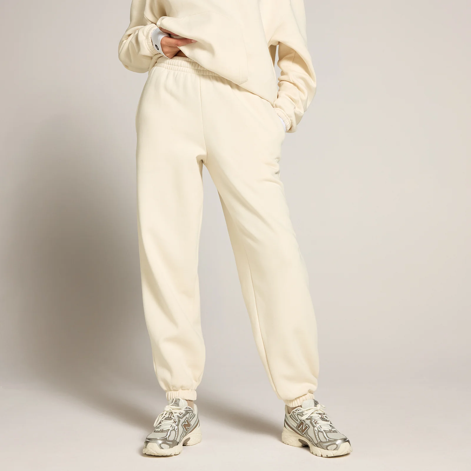MP X Tatiana Ultra Oversized joggingbroek - Roomwit - XS Afbeelding 1