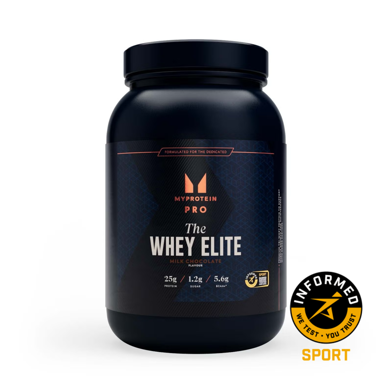 Myprotein THE Whey Elite (WE) - 1.02kg - 30servings - Milk Chocolate (Informed Sport)