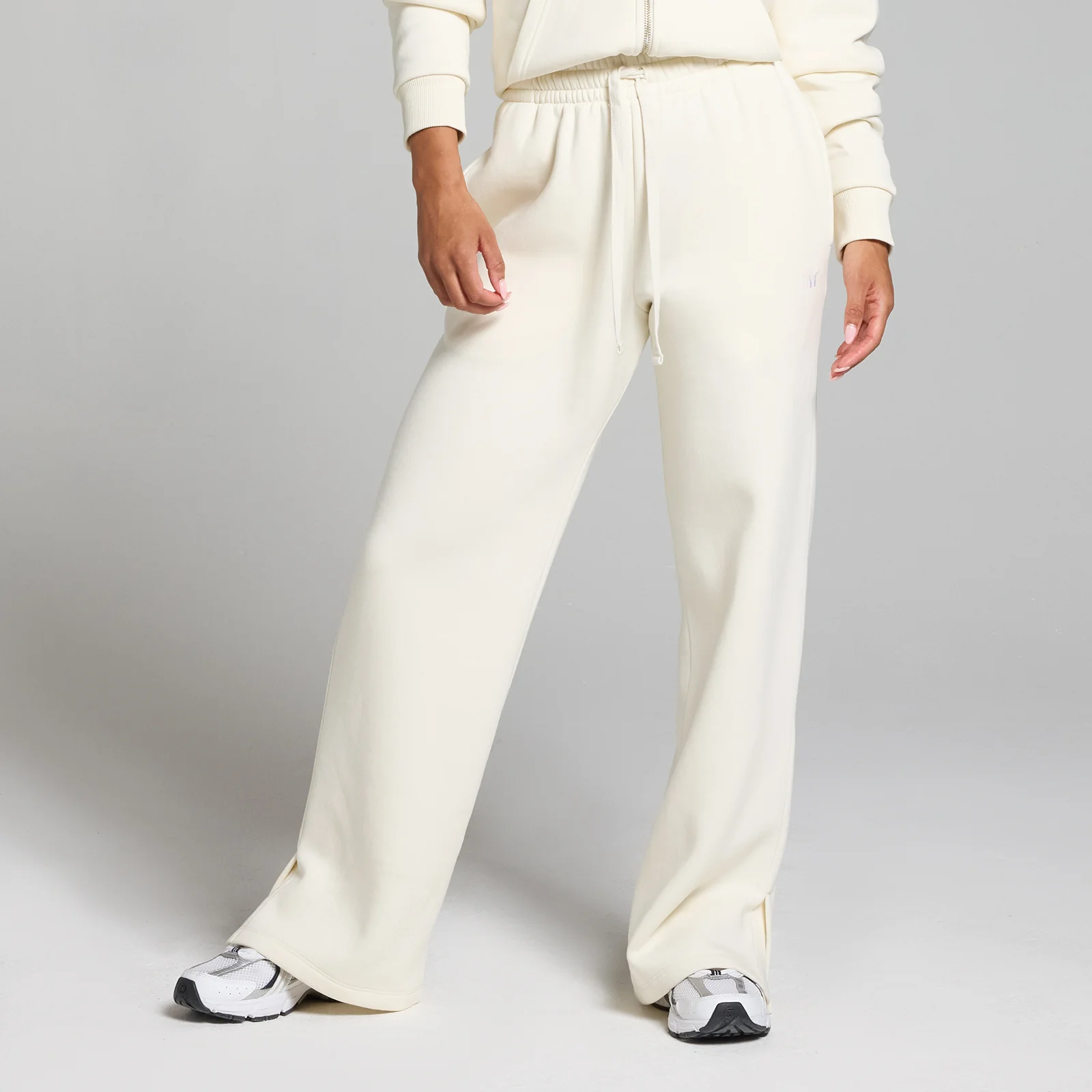 MP Basics joggingbroek met rechte pijpen voor dames - Roomwit - XL Afbeelding 1