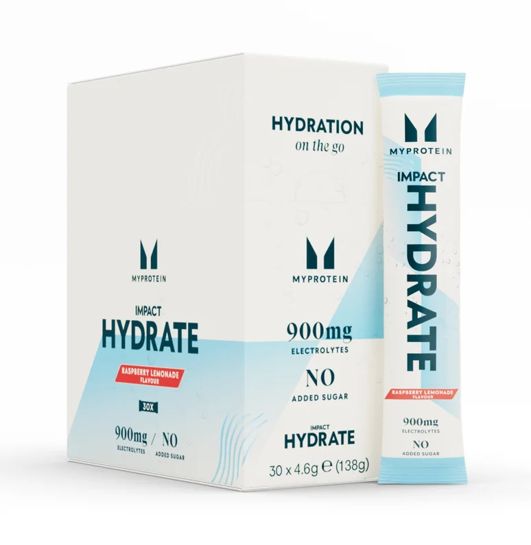 Impact Hydrate | Stickverpakkingen - 4.6g x 30servings - Nieuw-Framboos Lemonade