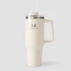 Myprotein Metalen Zijhandvat Rietjes Fles 1200ml - Natuurlijk Crème
