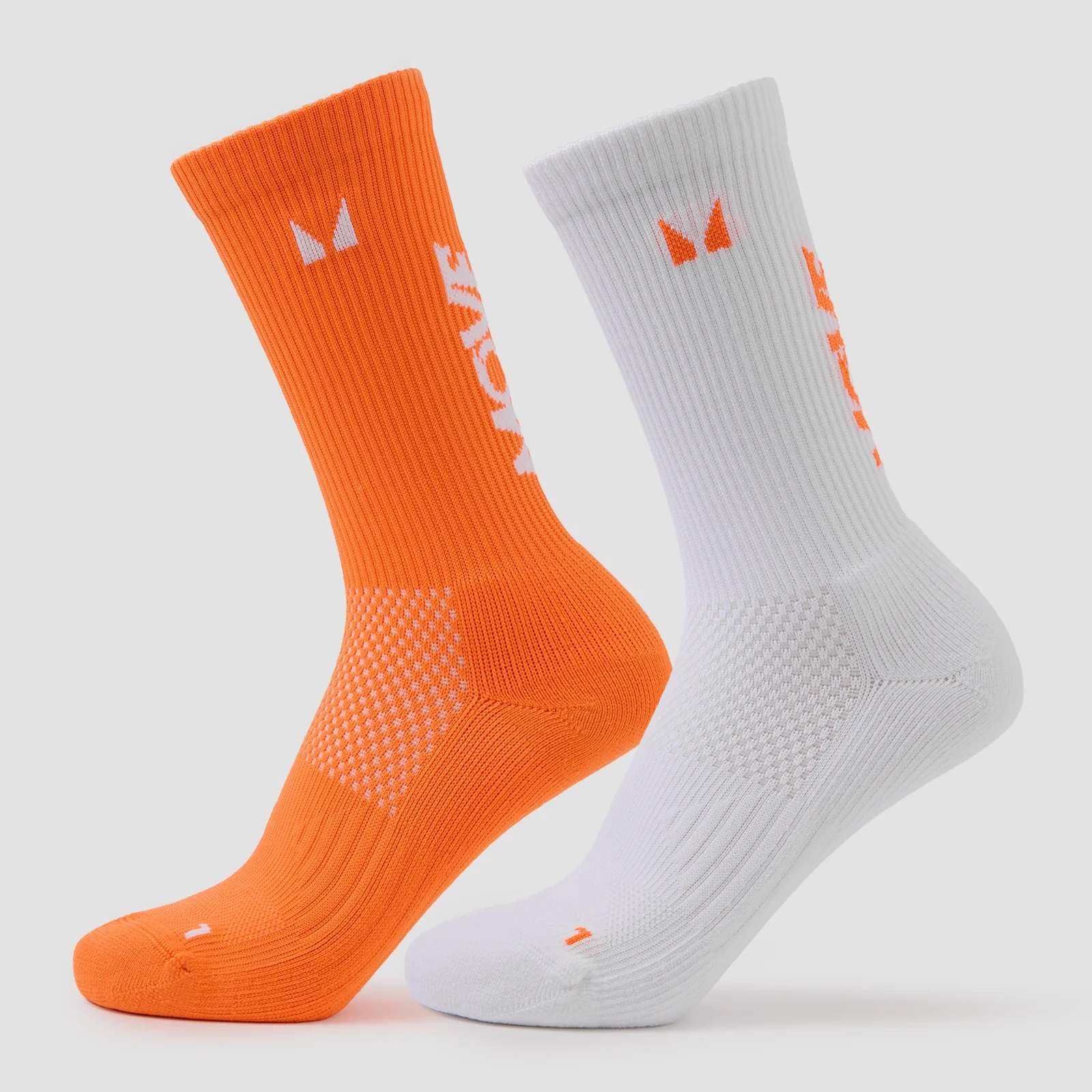 MP Move Club hardloopsokken (verpakking met twee stuks) - Oranje - UK 2-5 Afbeelding 1