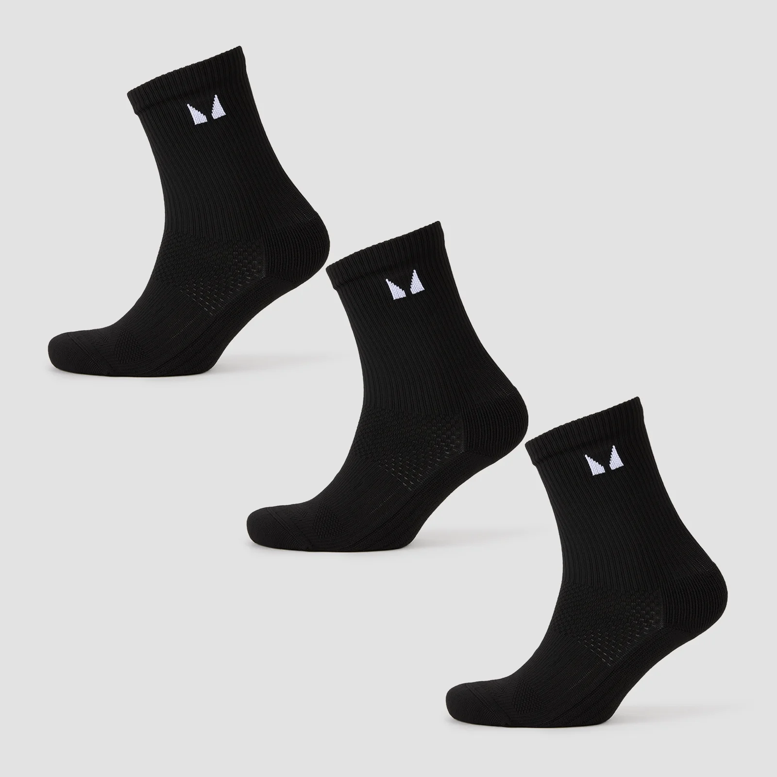 MP hardloopsokken (verpakking met drie stuks) - Zwart - UK 2-5 Afbeelding 1