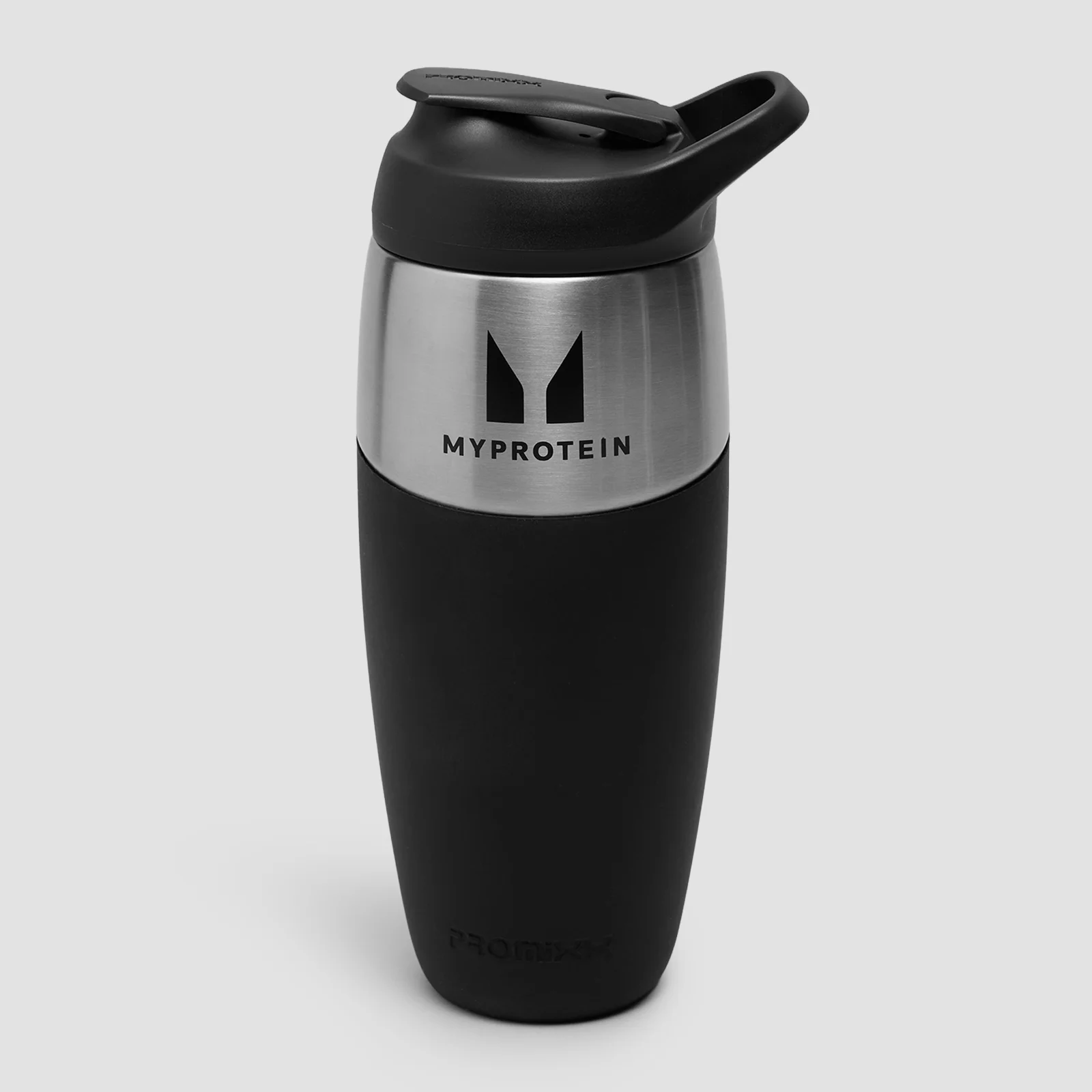 Myprotein x Promixx Single Wall Metalen Fles 950ml - Stealth Zwart Afbeelding 1