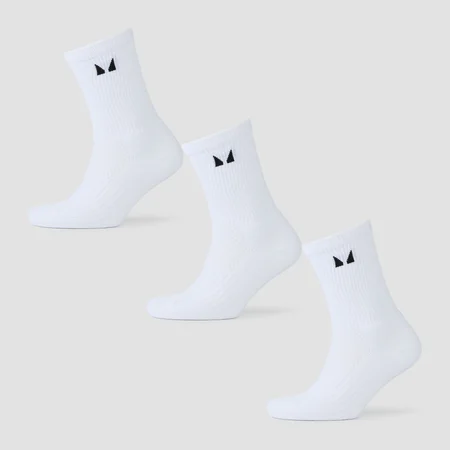 MP hardloopsokken (verpakking met drie stuks) - Wit