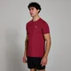 MP Active gerasterd T-shirt voor heren - Donkerrood
