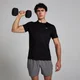 MP Active gerasterd T-shirt voor heren - Zwart
