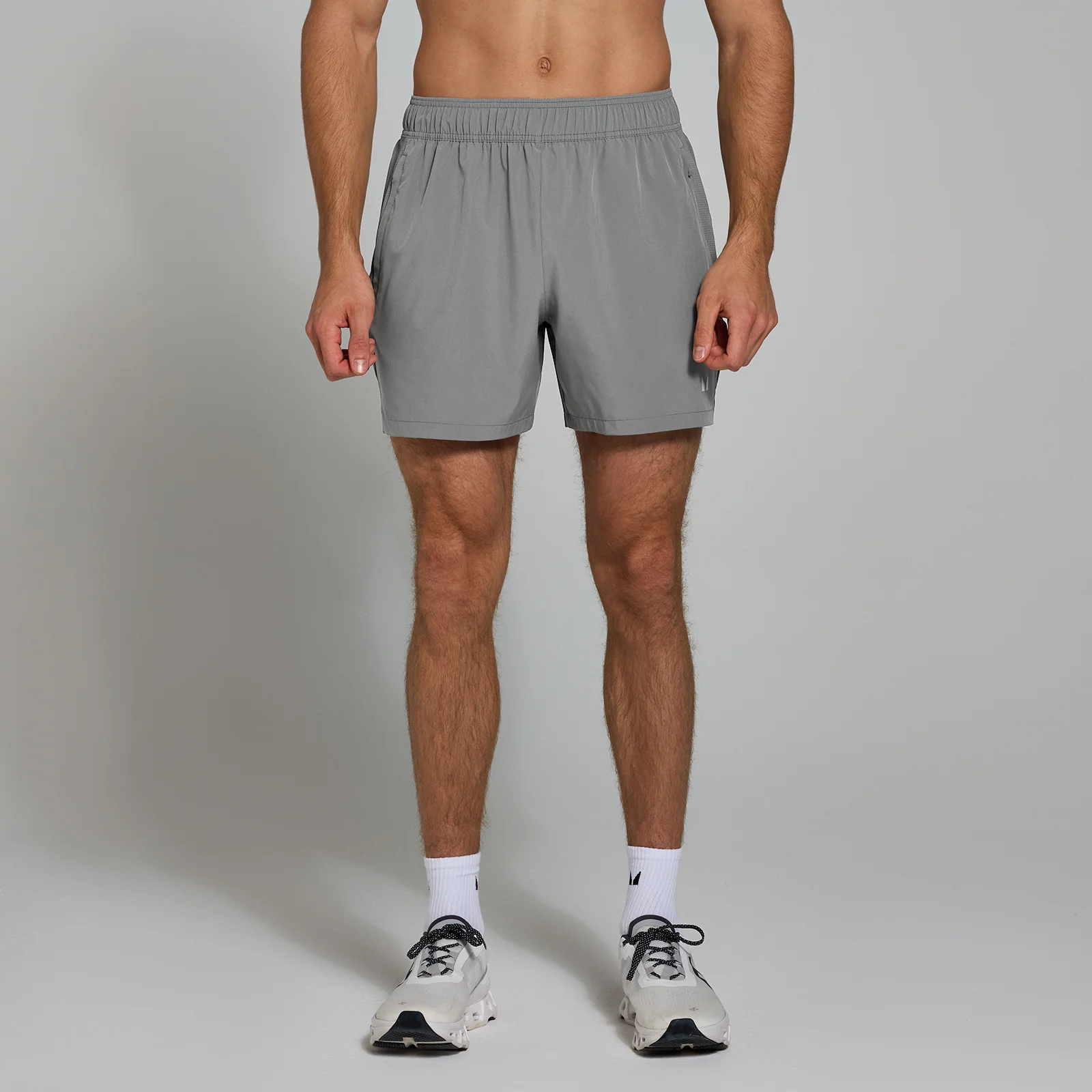 MP Active geweven short met binnenbeenlengte van 13 cm voor heren - Grijs - M Afbeelding 1