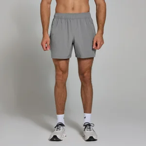 MP Active geweven short met binnenbeenlengte van 13 cm voor heren - Grijs - Size M
