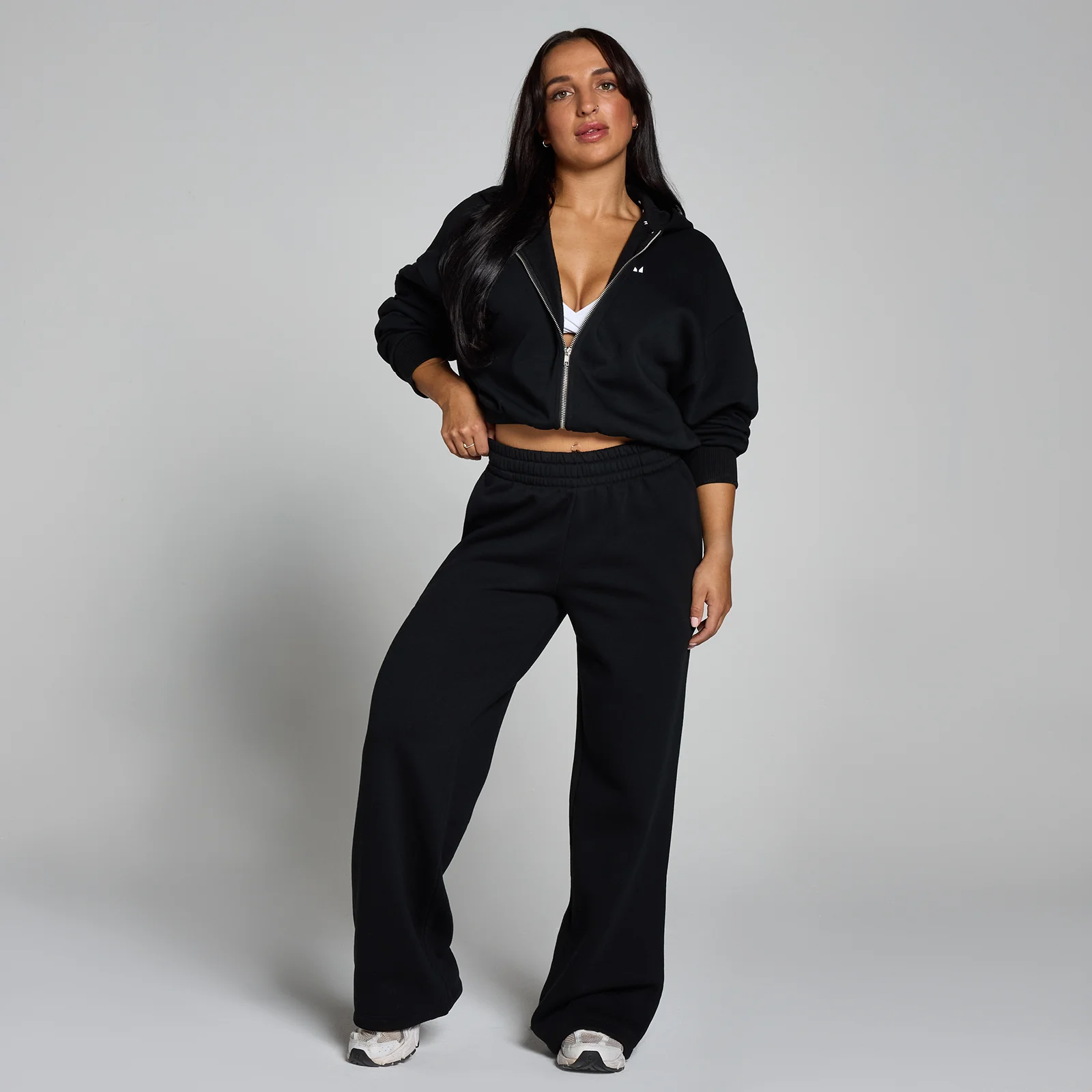 Generisch Joggingbroek voor dames met fleecevoering, brede, rechte pijpen, joggingbroek, workout, hoge taille, yogabroek met zakken, grijs, XL Generisch Joggingbroek voor dames met fleecevoering, brede, rechte pijpen, joggingbroek, workout, hoge taille, yogabroek met zakken, grijs, XL