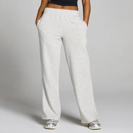 MP Dames Basics Rechte Pijpen Joggingbroek - Licht Grijs Gemêleerd