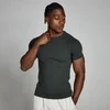 MP Origin geribd spieraccentuerend T-shirt voor heren - Verwassen zwart