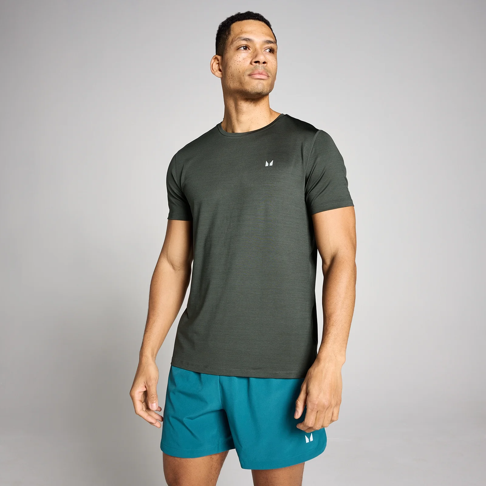 MP Men's Tempo Marl T-Shirt - Washed Black - M Afbeelding 1