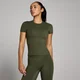 MP Dames Tempo Body Fit Korte Mouw T-shirt - Bosgroen