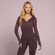 MP Dames Tempo Naadloze Cropped Jas - Fudge