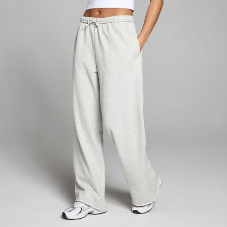 MP Dames Lichtgewicht Loopback Rechte Pijpen Joggingbroek - Grijs Gemêleerd