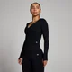 MP Dames Tempo Naadloze Cropped Jas - Zwart
