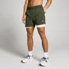 MP Heren 5" 2-in-1 Training Short - Bosgroen