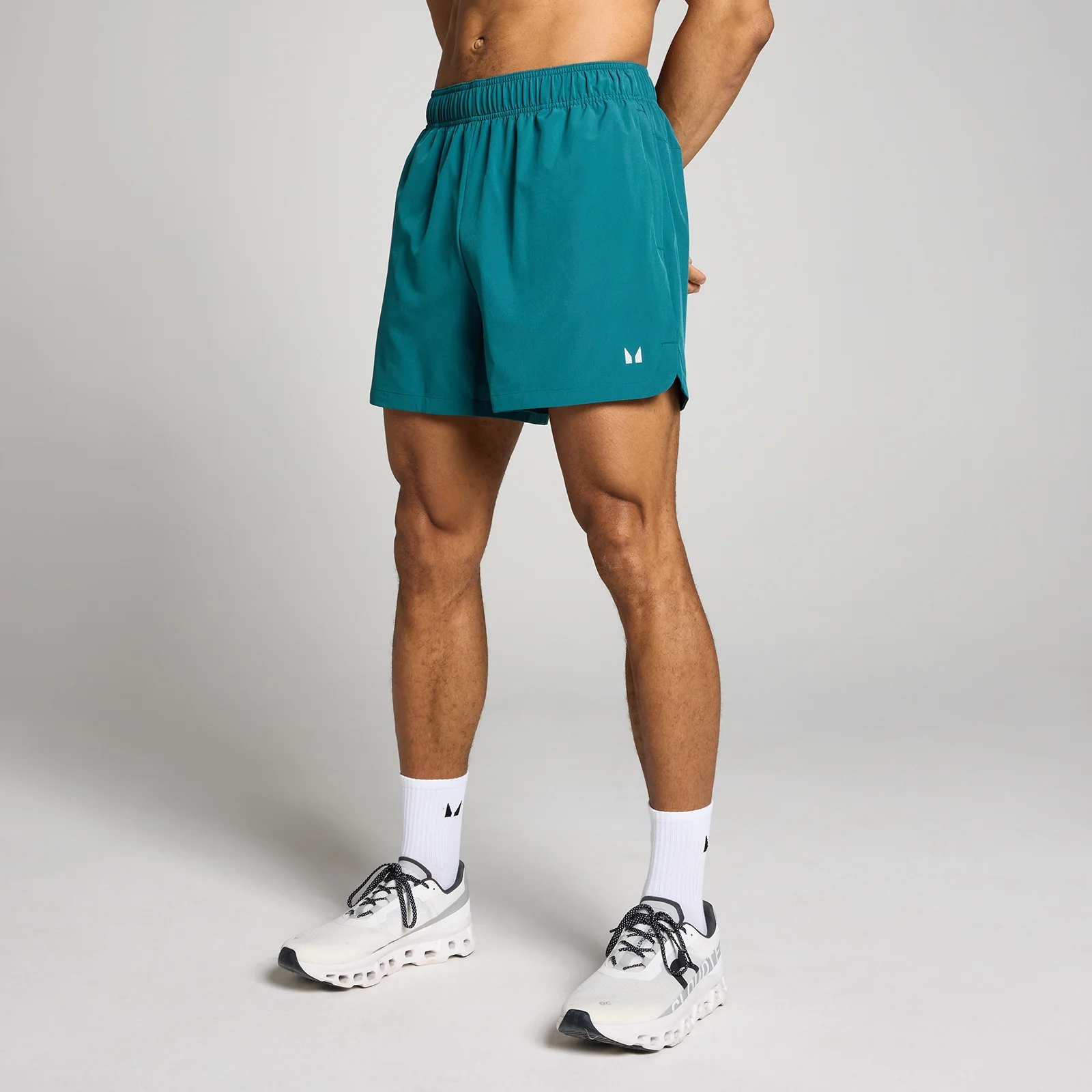 MP Heren Training 5" Geweven Short - Rijk Groenblauw - XS Afbeelding 1
